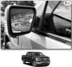 NXTGEN Custom Blind Spot Mirrors - Compatible With 2021-Present Ford F150 14th Generation Factory Mirrors With BLIS | Extended View - 2 Piece Set (Left & Right)