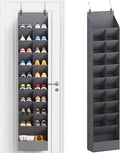 Lifewit 10 Tier Over the Door Shoe Organizer with 19 Large Deep Pockets, Fabric Hanging Shoes Shelf for Closet, Dorm Storage,