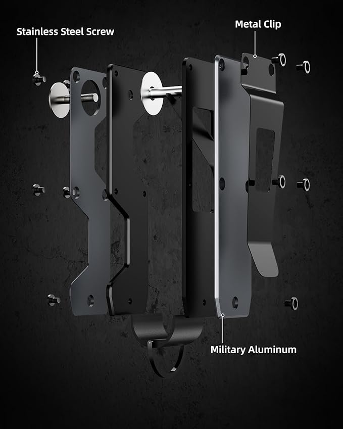 Key Organizer Compact Key Holder Metal Key Chain Minimalist key case key holder for keychain Secures 1-5 Keys