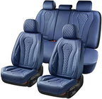Coverado Seat Covers, Car Seat Covers Full Set, Blue Car Seat Cover, Car Seat Covers Front Seats Back Seat Cover, Waterproof 
