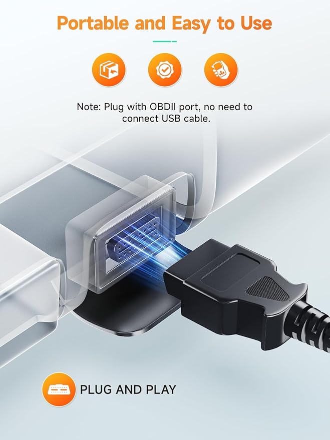 ANCEL AD410 Enhanced OBD2 Scanner, Vehicle Code Reader for Check Engine Light, Automotive OBD II Scanner Fault Diagnosis,