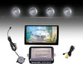 LCD Parking Sensor Kit - Displays Data on Original Screen, Easy Rear Installation, Compatible with CVBS Cameras (Not for AHD)
