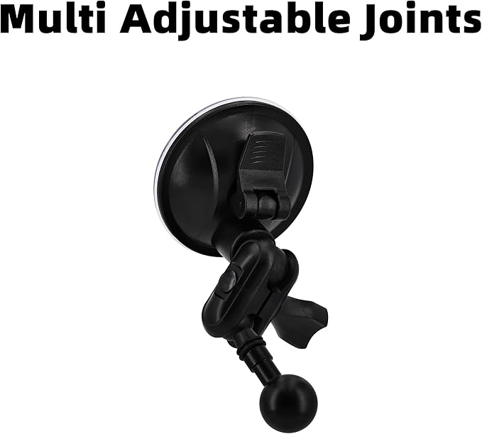 for Garmin Truck RV GPS Mount dezl OTR1020 820 720 620 RV 1095 895 795 Overlander DriveSmart 86 76 66 & for Car GPS Nuvi Holder & for Garmin Dash Cam Windshield Mount (6 Ball Head)