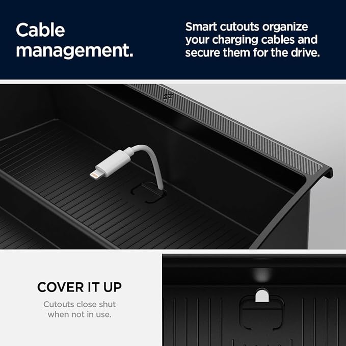 Spigen Armrest Organizer Tray for Ford F-150 2021-2026 & F-150 Lightning 2022-2026 [Check Compatibility for 2024/2025/2026 Models]