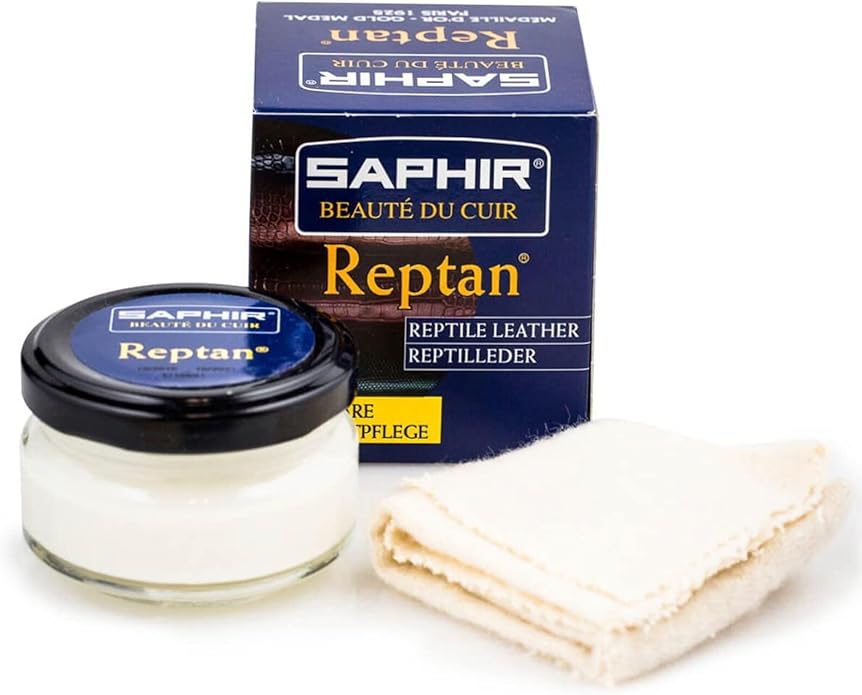 SAPHIR BEAUTÉ DU CUIR Reptan - Repair and Shine Care for Reptile Leather - 50 mL