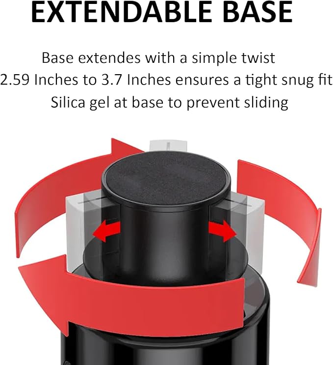 New Car Cup Holder Expander Compatible with Owala FreeSip (32 & 40 Oz. Models), Also Compatible with FreeSip Sway 40oz, Large