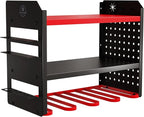 BUILTSTRONG Power Tool Organizer Wall Mount - 3-Tier Heavy-Duty Metal Hand Tool Storage Rack, Utility Racks, Drill Holder, Pe