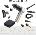 REWONDER Car Vacuum Cleaner High Power, 22000Pa Vacuum Cleaner & 110000RPM Air Duster, Handheld Vacuum with 7800mAh Battery f