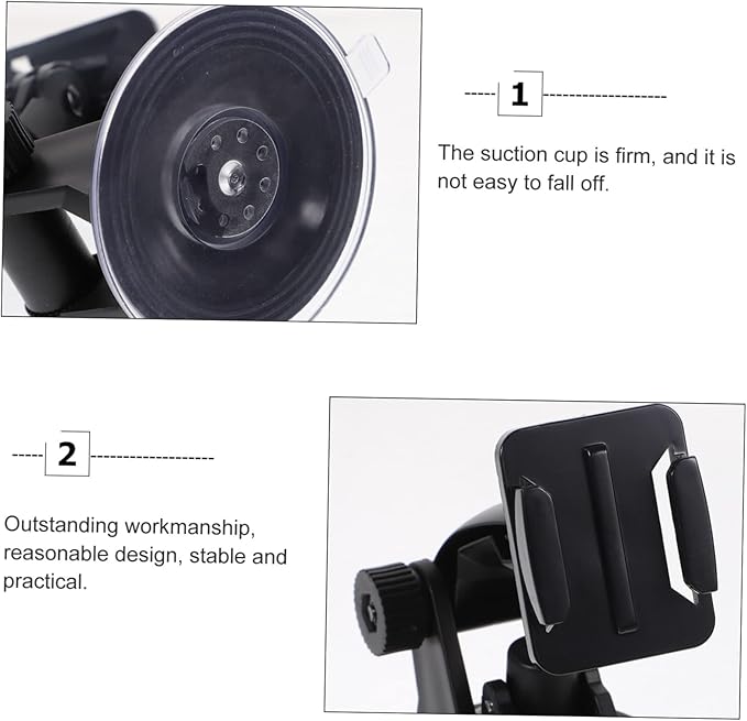 4pcs Dash Cam Mount Suction Cup Holder Cameras Stable Camera Bracket for Windshield and Dashboard Easy to Use Fits Practical Design for Cars