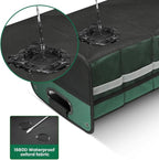 Car Trunk Organizer, Car Storage Organizer, Collapsible Multi Compartment for Car, Suv, Sedan, Truck, 100L, Extra Larger