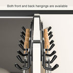 2 Pack Over The Cabinet Door Hook - for Doors up to 3/4''(2cm) Thickness, Back of Cabinet Door Rack Hanger Organizer for Coat