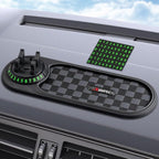 Multifunction Car Anti-Slip Mat, 3-in-1 Rotating Dashboard Mat, Large Storage Pad, Anti-Slip Phone Holder, 360° Rotating Moun