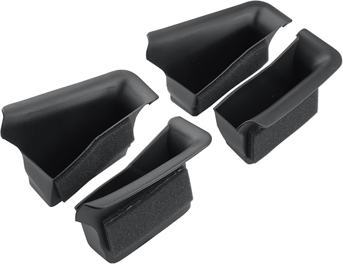 CDEFG 4Pcs for 2025 2026 Mazda CX-50 Center Console Organizer Tray Door Handle Pockets Trash Can Storage Box for 2023 2024 2025 2026 Mazda CX-50 Accessories 4-Doors Trash Bin Storage Case TPE Material