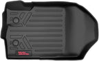 Rough Country All Weather Floor Mats Set for Ford F-250/F-350 SuperDuty (2017-2025) CrewCab with Bench Seat - Non-Slip Waterproof Flexible Floor Mat, Front & Rear Set
