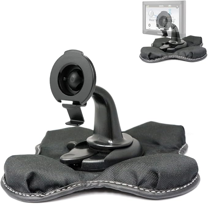 ChargerCity Nonslip Beanbag Dashboard Friction Mount for Garmin Nuvi 2557 2558 2559 2589 2597 2598 2599 2689 2699 52 54 55 56 57 58 65 66 67 68 DriveSmart Drive 50 51 60 61 LM LMT LMTHD GPS