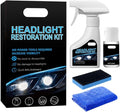 Automotive Headlight Restoration Kit,2026 New Coating Headlight Cleaner for Cars Trucks Motorcycles & RVs - Restore Yellowing