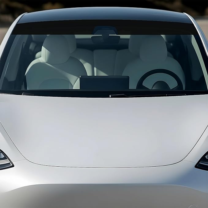 Front Windshield Sun Visor Strip Tint Film for Model 3, Precut Premium DIY Car Window Tint (Black 5%)