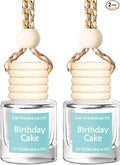 Hanging Car Air Freshener, Long Lasting Essential Oil Diffuser, Non-Toxic New Car Scent, Cute Car Fresheners for Women, 2 Pac