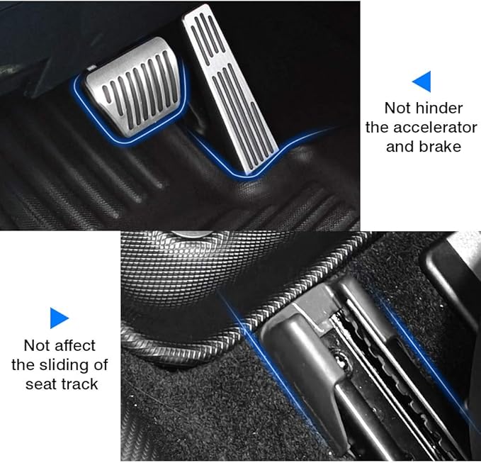 KUST Floor Mats for 2019-2020 Hyundai Santa Fe (5 Passenger Models), for Santa Fe All Weather Floor Mats, TPE Floor Liners, Front Rear 2 Row High Edges, Non-Slip