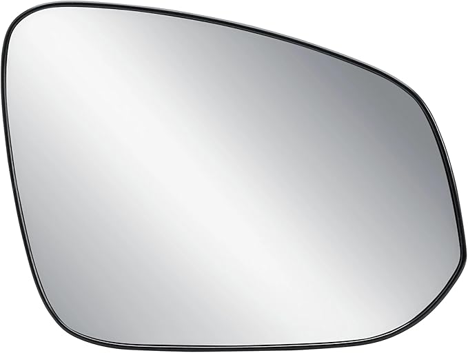Replacement Passenger Right Side Door Mirror Glass Heated with Back Plate for Toyota Tacoma 4 Runner RAV4 2014-2023