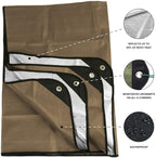Arcturus Insulated Tarp, Reusable Heavy Duty Thermal Survival Blanket – 60x82in, Reflects 90% Body Heat, Waterproof, Windproo