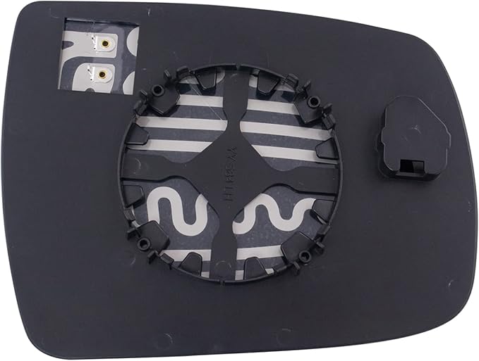 TRQ Driver Side Heated Mirror Glass Snap On Compatible with 2011-2015 Kia Sorento