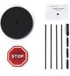 Amiss Flashing LED Stop Sign for Garage Parking Assist, Parking Stopper for Garage, Garage Car Stoppers Indicator, Parking Sensors for Vehicles, Bumper Guards Aid, Car Exterior Accessories (1-Pack)