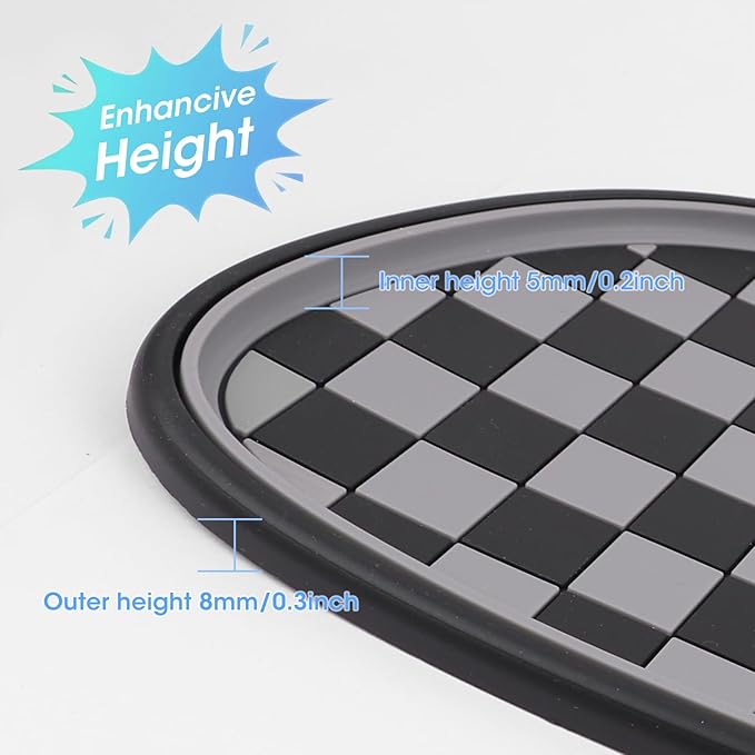 Multifunction Car Anti-Slip Mat Exclusive Phone Holder, Rotatable Car Phone Holder Dashboard Pad with Temporary Parking Numbe