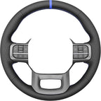 MEWANT Steering Wheel Covers for Ford F-150 2021-2023 / F-150 Lightning 2022-2023 Hand-Stitched F150 Steering Wheel Wrap