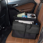 JiatuA Car Trunk Backseat Organizer for SUV, 8 Pocket Waterproof, Dust-proof, Sturdy Foldable Cargo Net Storage for More Trunk