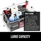 GORILLA GRIP Large Capacity Sturdy Trunk Storage Organizer, Slip and Water Resistant Collapsible Organization Container for