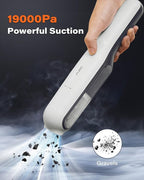A2C Handheld Vacuum Cordless with 19000Pa Strong Suction, Mini Car Vacuum Cleaner with HEPA Filter, 2 Suction Modes, Multi-No
