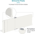 Vtopmart 12 Pack Drawer Dividers for Clothes, 4" High 11.3"-17" Adjustable Expandable Dresser Drawer Organizer, Plastic Drawe
