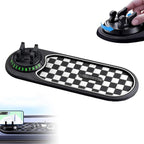 Multifunctional Vehicle-Mounted Anti-Slip Mat, Slip Mat Auto Universal Phone Holder, Rotatable Car Phone Holder Dashboard Mat