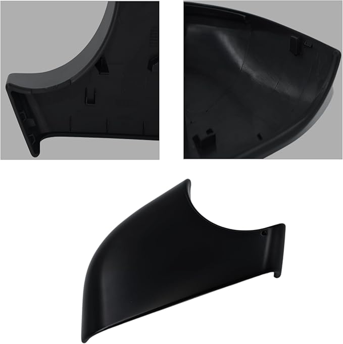 fit For Tesla Model Y Front Wing Mirror Cover Holder Lower Tray 2018-2024， Side Mirror Bottom Cover Replacement for Tesla Model Y Wing Repair (right side black)