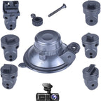 Replacement Dash Cam Mount, Suitable for SUVCON Dash Cam Front and Rear J06/M02/, with 6pcs 360 Rotating Joints Windshield Suction Cup Mounting Bracket Dash Camera Accessory Part