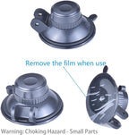 [2 Packs] Dash Cam Mount Holder with 6pcs 360 Rotating Joints for Apeman Ssontong Biuone iZEEKER HaHoco and Most Other Suction Cup Car Dash Cameras