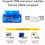 Panlong OBD2 Scanner Bluetooth for iPhone iOS Android OBDII Car Diagnostic Scan Tool Engine Fault Code Reader