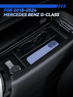 for Benz G-Class Center Console Organizer Benz G-Class G500/G350/W463/W464 2018-2024 Accessories Armrest Tray Middle Storage Box Insert Container Durable ABS Plastic