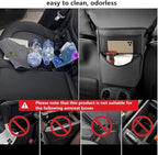 Tumecos Car Handbag Holder Between Seats, Multifunctional Car organizer for Center Armrest Box,Car Storage Bag Pocket Handbag Purse Holder for Storage, Large capacity, wear resistant(Black)