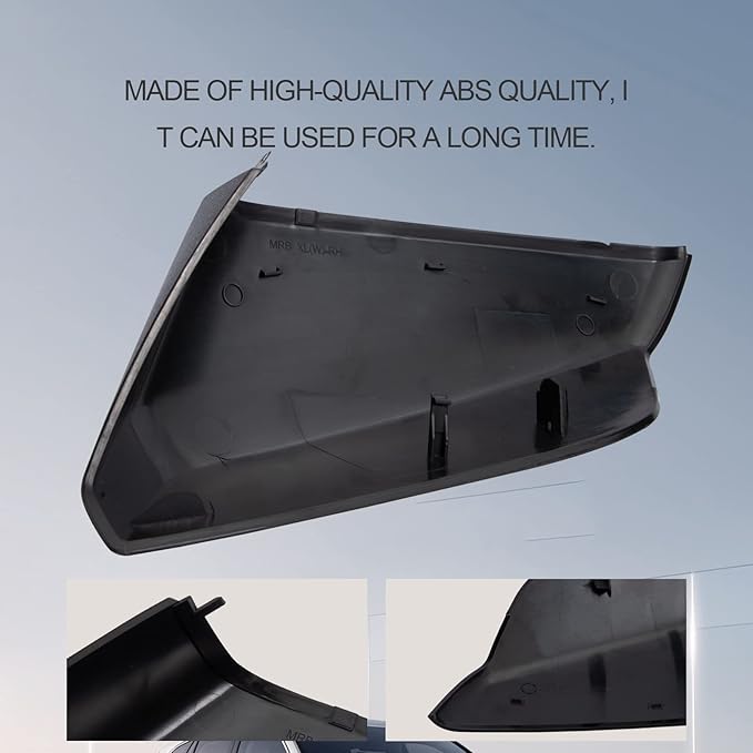 Rearview Mirror Cover Cap Passenger Right Side Fit for Malibu 2016 2017 2018 2019 2020 OE#84026842 Black