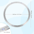 uxcell Aluminium Lazy Susan Turntable Bearing, 20 Inch Round Rotating Bearing Turntable Base for Kitchen Dining Table Base On