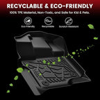LASFIT Floor Mats for 2015–2026 Ford F-150 SuperCab Carpet Floor, Custom Fit F150 Super Cab TPE Floor Liners All Weather Protector, Full Caverage Professional Protection Waterproof & Easy Clean