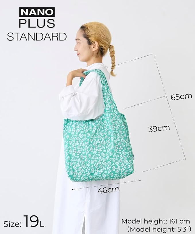 Compact Reusable Grocery Tote Bag – Lightweight, Foldable & Packable Shopping Bag for Travel