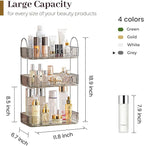 Aveniee Bathroom Counter Organizer, 3 Tier Perfume Skin Care Countertop Storage Shelf, Vanity Makeup Tray for Cosmetic Skinca