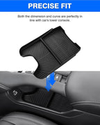 Autorder Lower Console Organizer Tray for 2023-2025 2026 Honda HRV Accessories - Center Console Bottom Storage Insert Tray - ABS Black