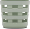 Lalo Bath Time Storage Bin - Keep Items Organized & Dry with Non-Toxic Plastic, Easy Cleanup, Removable Drying Bin, Woven Bab