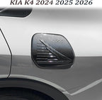 Fuel Tank Cap cover, For KIA K4 2024 2025 2026, Car Fuel Tank Cap Decoration Accessories - Carbon Fiber