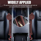 2PCS Car Seat Gap Filler Organizer, Console Side Organizer, Seats Gap Organizer with Phone Holder, Multifunctional Car Seat Filler Gap Space Prevents Things Dropping for Most Vehicles (Red)