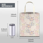 Car Trash Can, Cute Car Trash Bag, Hanging Car Organizer and Storage Bag, Trash Bin for Car Accessories, Vehicle, Travelling, Camping Cute Multicolor Flower